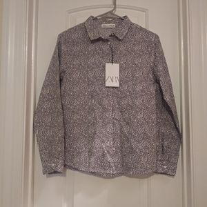 Zara Kid leopard cotton shirts14